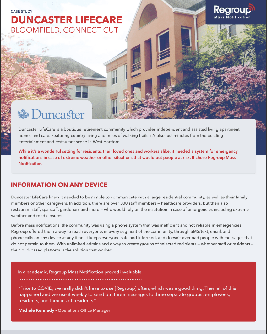 Duncaster Life Care Case Study