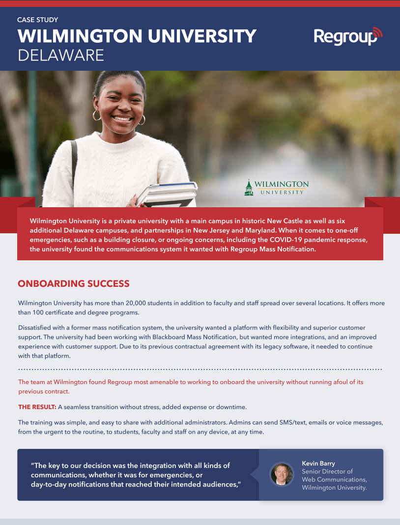 Wilmington University Case Study