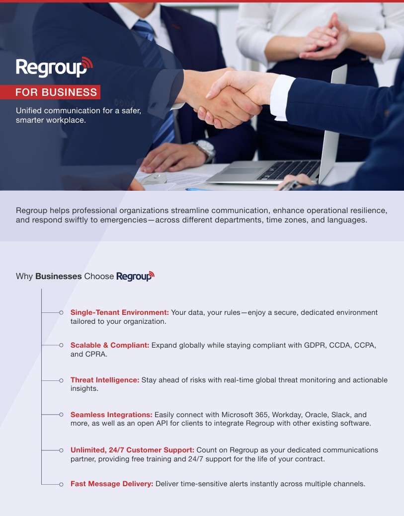 Regroup for Business